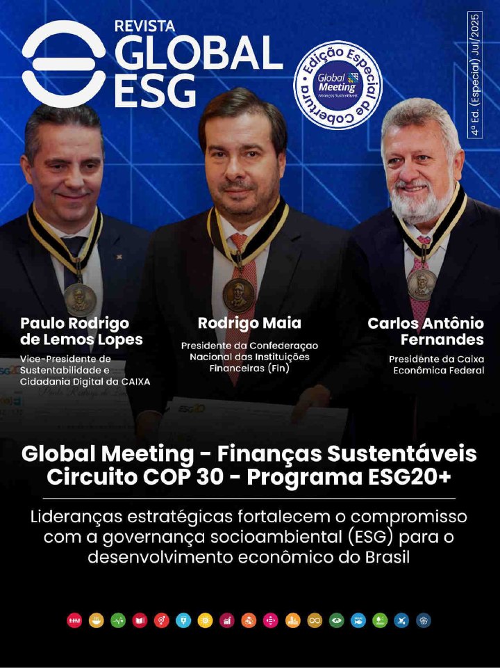 Capa da 4ª edição da Revista Global ESG — Finanças Sustentáveis